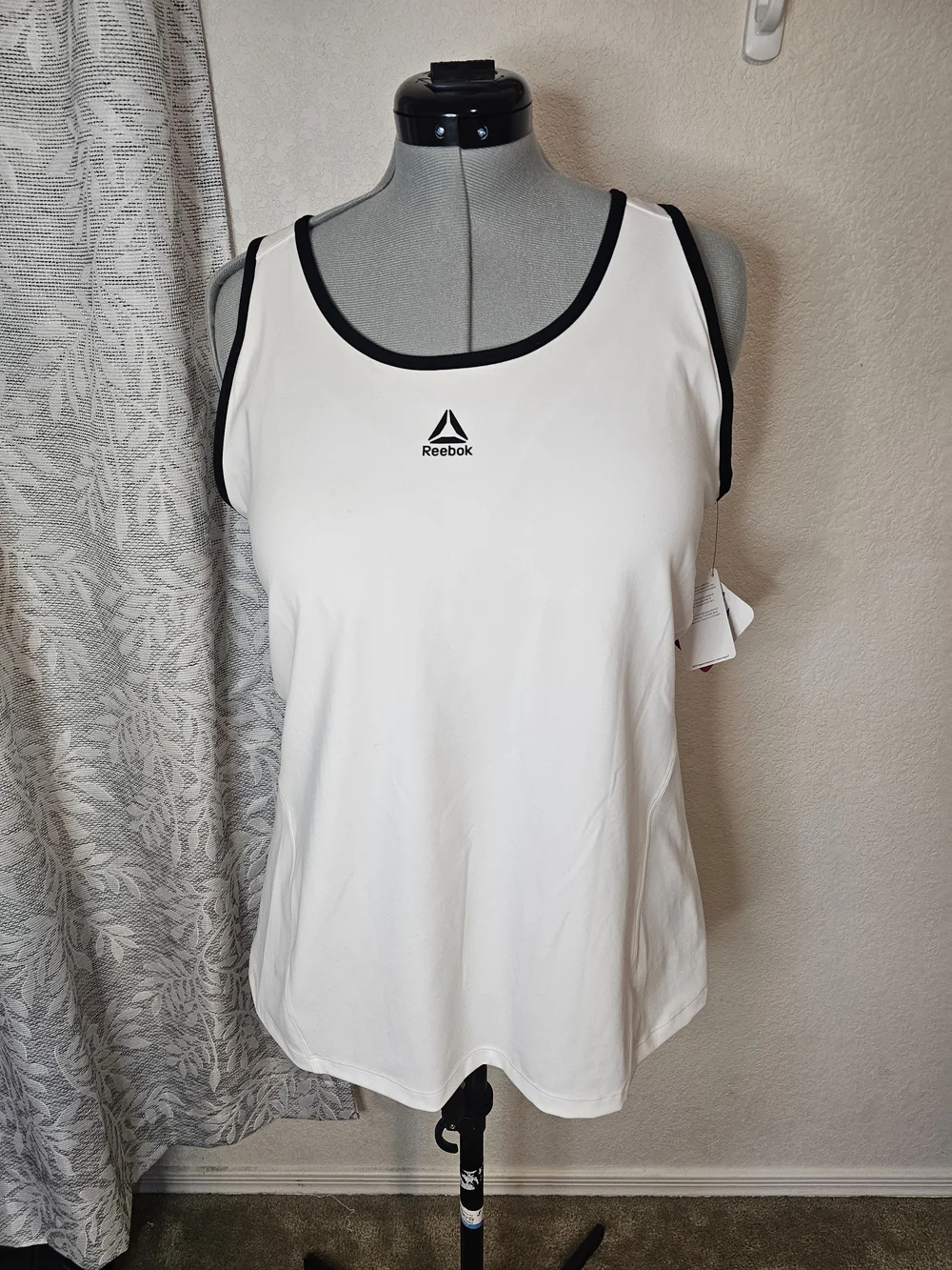 Reebok Women’s White Racerback Performance Tank - Picture 2 of 6